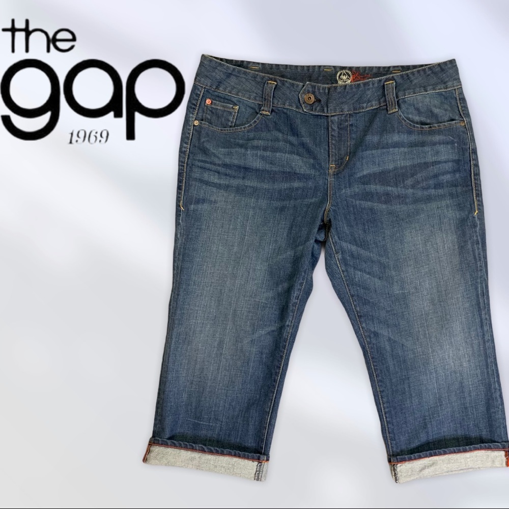 Gap 1969 Selvedge Cropped Jeans Size 18 NWOT